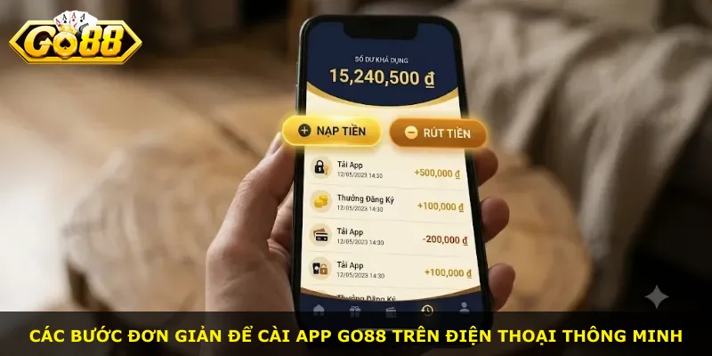 Các bước đơn giản để cài app Go88 trên điện thoại thông minh