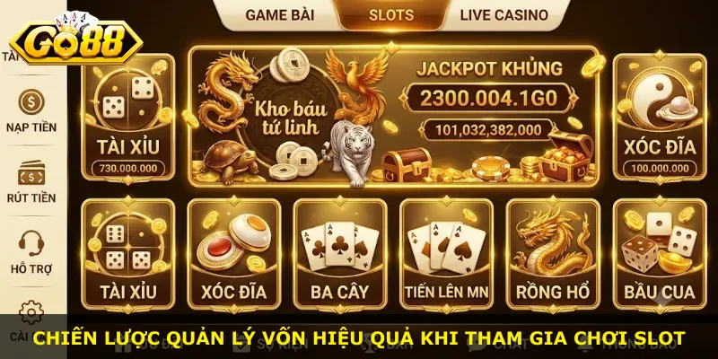 Chiến lược quản lý vốn hiệu quả khi tham gia chơi slot
