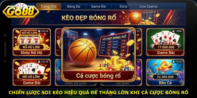 Chiến lược soi kèo hiệu quả để thắng lớn khi cá cược bóng rổ