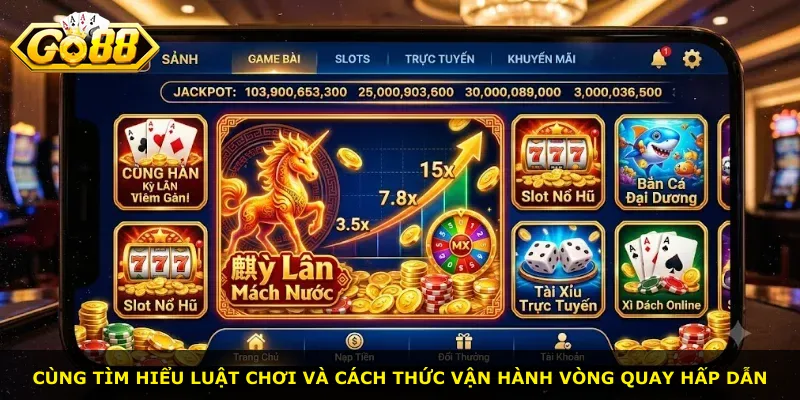Cùng tìm hiểu luật chơi và cách thức vận hành vòng quay hấp dẫn