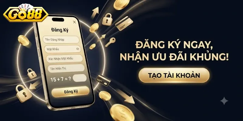 Đăng Ký Go88 Dễ Dàng, Nhận Ưu Đãi Hấp Dẫn Cho Thành Viên Mới