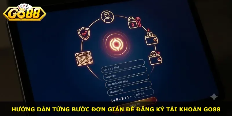 Hướng dẫn từng bước đơn giản để đăng ký tài khoản Go88
