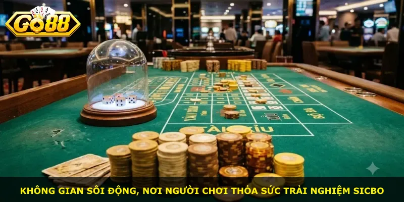 Không gian sôi động, nơi người chơi thỏa sức trải nghiệm Sicbo