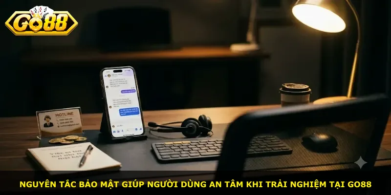 Nguyên tắc bảo mật giúp người dùng an tâm khi trải nghiệm tại Go88