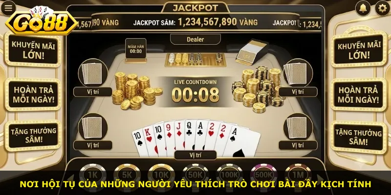 Nơi hội tụ của những người yêu thích trò chơi bài đầy kịch tính
