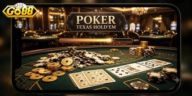 Poker Texas Hold'em Go88 Trải Nghiệm Chuẩn Quốc Tế, Chơi Cuốn Từng Ván