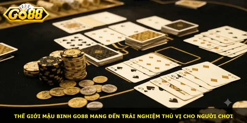 Thế giới Mậu Binh Go88 mang đến trải nghiệm thú vị cho người chơi