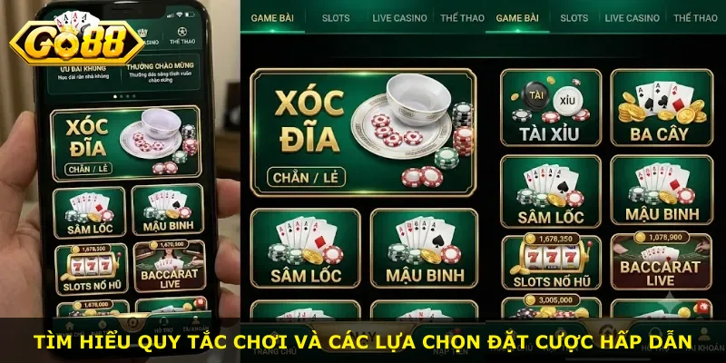Tìm hiểu quy tắc chơi và các lựa chọn đặt cược hấp dẫn